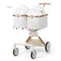 Portable Lightweight Folding Double Decker Pet Stroller for Dogs Cats Multi-functional Outdoor Mobile Carrier Travel Pet Cart
