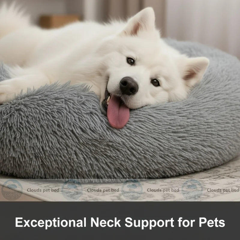 Calming Pet Bed with Extra-Soft Filling (9 Colors)