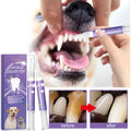 Pet Oral Repair Gel Stain Cleaner Remove Dental Stains Eliminating Odors Freshens Breath Reduce Pet Yellow Teeth Cleaning Pen