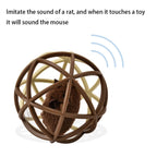 Sisal Ball Prisoner Mouse Puzzle Cat Toy — Funny Molar & Claw Grinding Play Ball