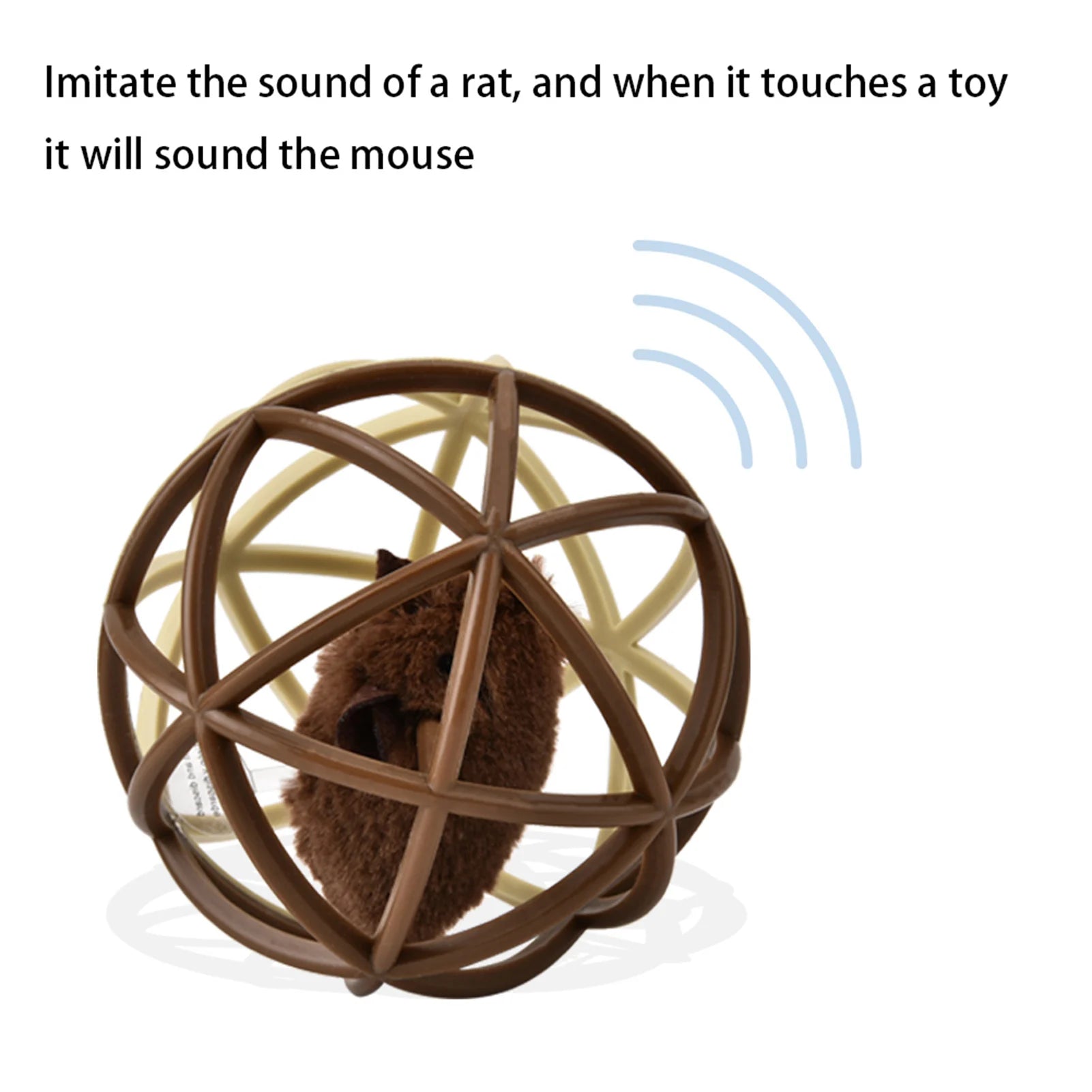 Sisal Ball Prisoner Mouse Puzzle Cat Toy — Funny Molar & Claw Grinding Play Ball